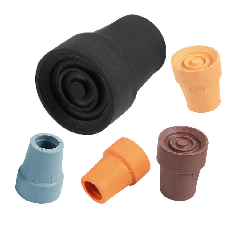 One Leg Rubber Cane Tips