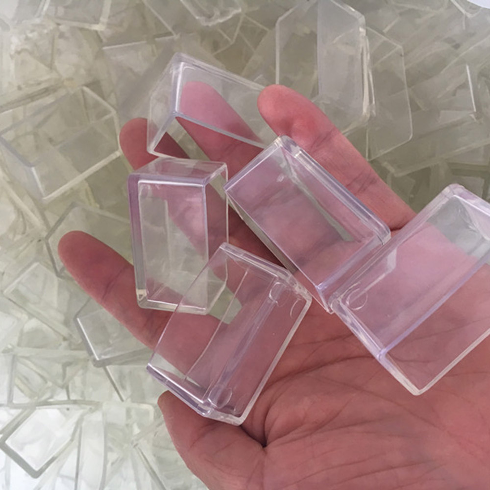 20X20mm Square Clear Chair Tips Rubber Leg Tips