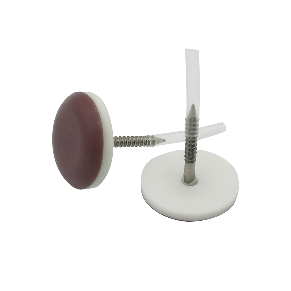 19mm Tack-in chair glide with screws